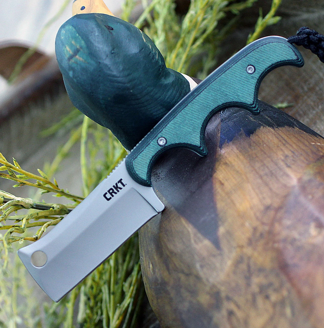 CRKT Minimalist Cleaver, 2.131" 5Cr15MoV Bead Blast Blade, Polised Rasin Infused Fiber Handle CRKT Minimalist Cleaver, 2.131" 5Cr15MoV Bead Blast Blade, Polised Rasin Infused Fiber Handle -Blade HQ Knife Shop 2387G.2 06364.1580923196