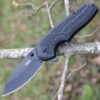 CRKT 2620 Copacetic, 3.05" 8Cr13MoV Plain Blade, Black GFN Handle