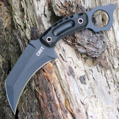 CRKT 2630 Du Hoc, 5" SK5 Plain Blade, Black G-10 Handle