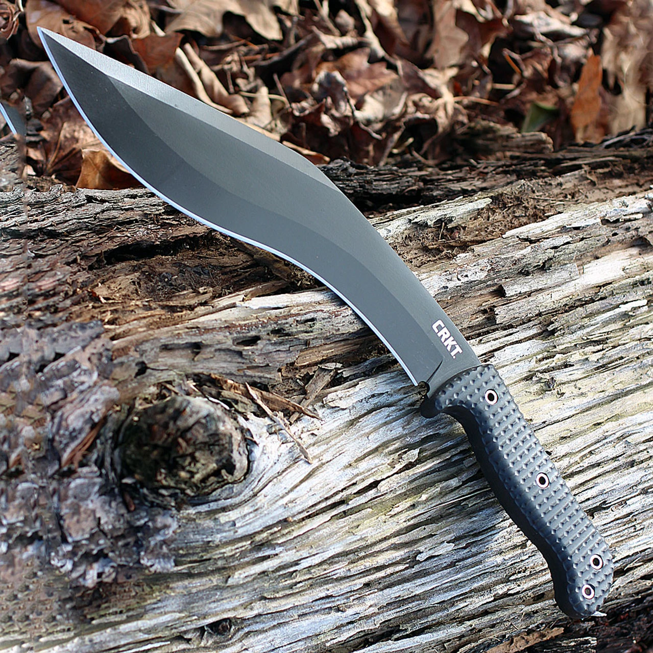 CRKT 2742 KUK, 10.5" 65Mn Plain Blade, Black Polypropylene Handle w/Rubber Overmold CRKT 2742 KUK, 10.5" 65Mn Plain Blade, Black Polypropylene Handle W/Rubber Overmold -Blade HQ Knife Shop 2742.1 20421.1566585910