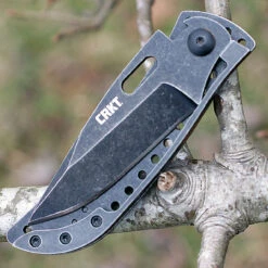 CRKT 2784 Desta, 2.57" 8Cr13MoV SS, Plain Blade, SS Handle -Blade HQ Knife Shop 2784.4 87970.1566585904