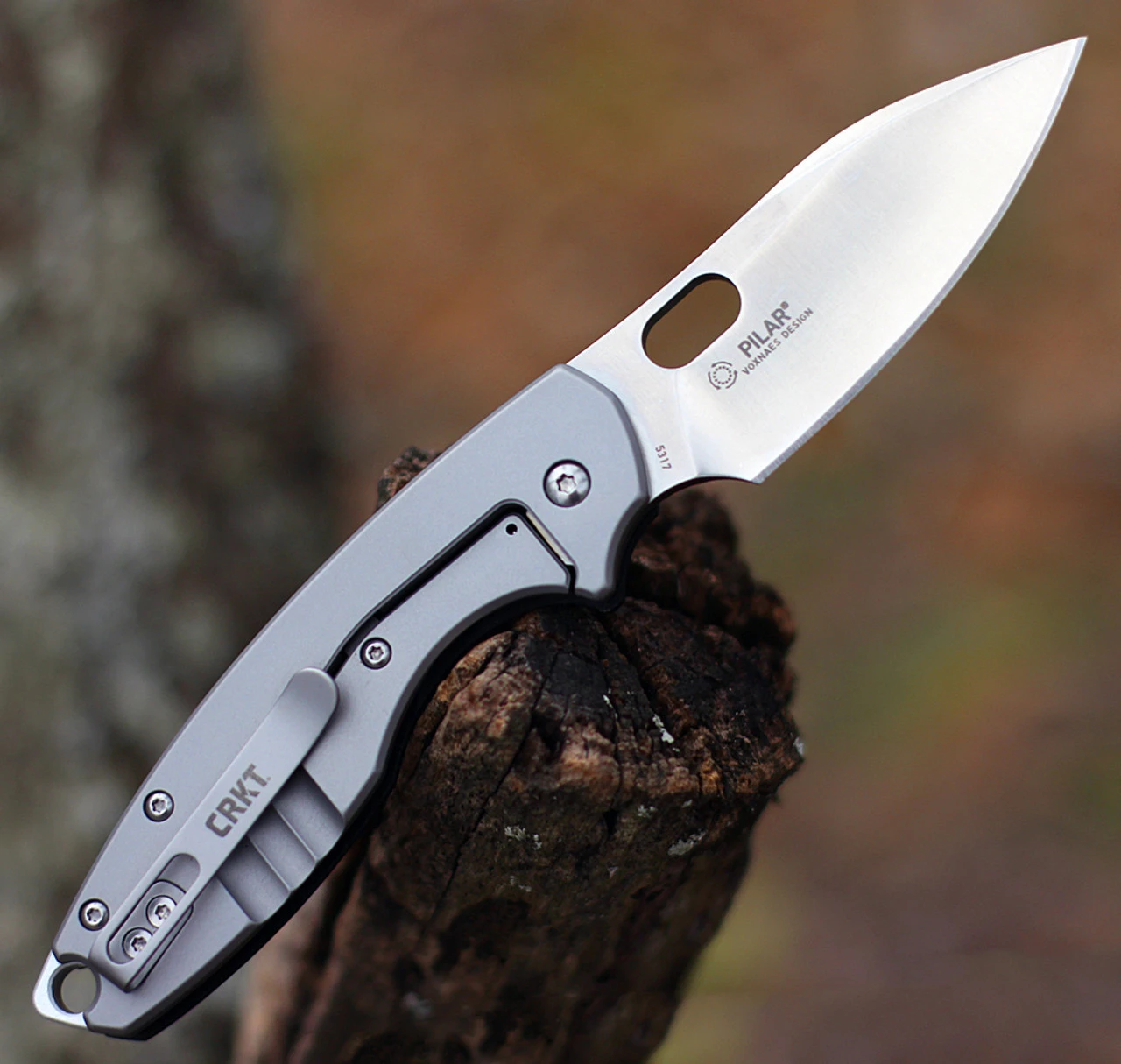 CRKT 5317 Pilar III Folder, 2.97" 8Cr13MoV Satin Plain Blade, G10 / Stainless Steel Handle CRKT 5317 Pilar III Folder, 2.97" 8Cr13MoV Satin Plain Blade, G10 / Stainless Steel Handle -Blade HQ Knife Shop 5317.1 24209.1612463413