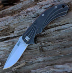 CRKT 6016 Williwaw, 3.02" 8Cr13MoV Plain Blade, Stainless Handle