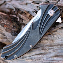 CRKT 6016 Williwaw, 3.02" 8Cr13MoV Plain Blade, Stainless Handle -Blade HQ Knife Shop 6016.3 30725.1566585920