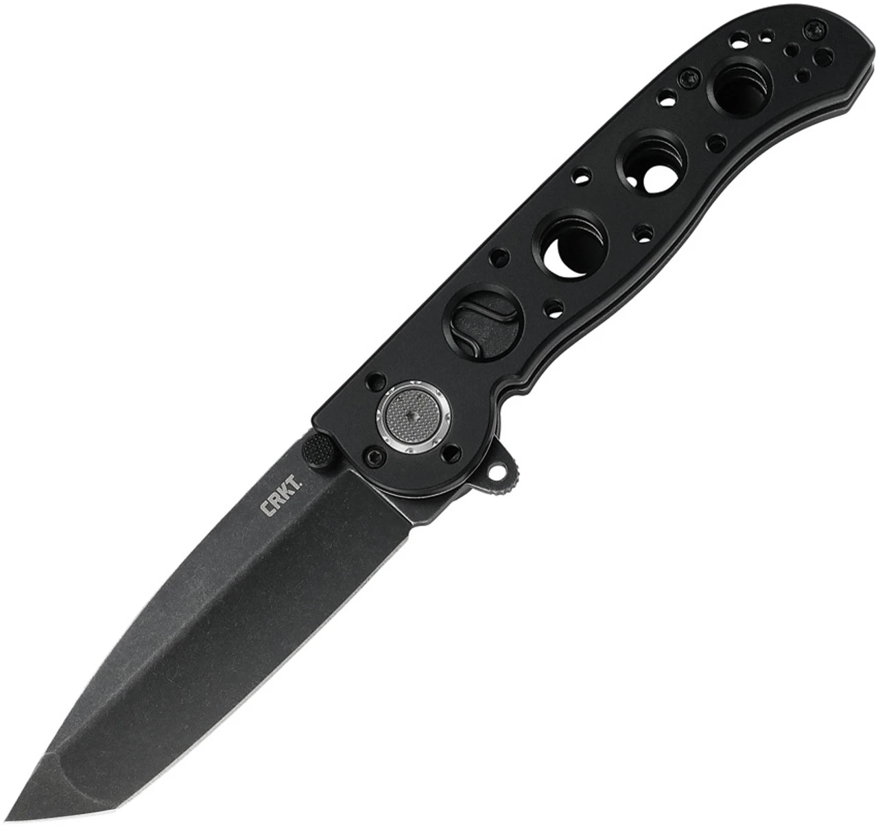 CRKT M16 Carson Deadbolt Blk Alum (3.12" Blk SW D2 Tanto) M16-02DB CRKT M16 Carson Deadbolt Blk Alum (3.12" Blk SW D2 Tanto) M16-02DB -Blade HQ Knife Shop CR02DB 78886.1641959917