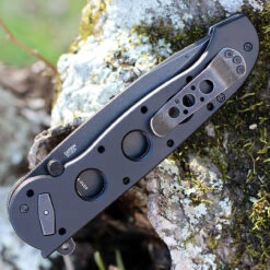 CRKT M16 Carson Deadbolt Tanto Blk Alum (3.89" D2 Blk Tanto) M16-04DB -Blade HQ Knife Shop CR04DB.2 27618.1643729024