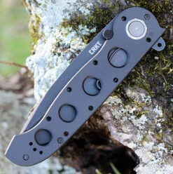 CRKT M16 Carson Deadbolt Tanto Blk Alum (3.89" D2 Blk Tanto) M16-04DB -Blade HQ Knife Shop CR04DB.3 72817.1643729024