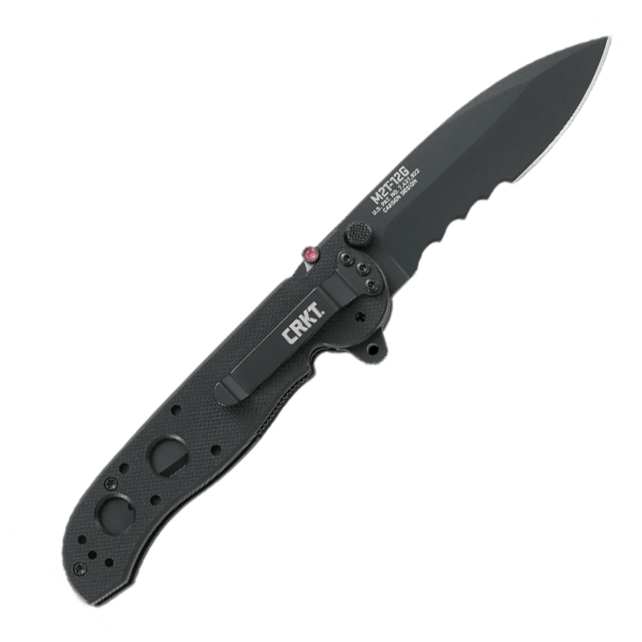 CRKT Carson M21 Black G10 ( 3.1" Blk Stainless Serr) M21-12G CRKT Carson M21 Black G10 ( 3.1" Blk Stainless Serr) M21-12G -Blade HQ Knife Shop CR2112G.1 30689.1648222815