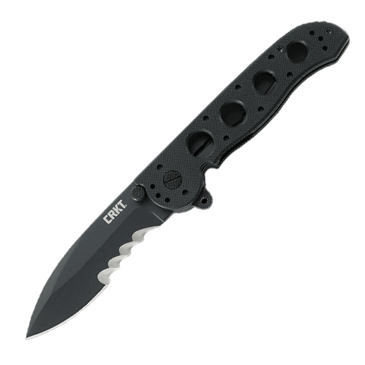 CRKT Carson M21 Black G10 ( 3.1" Blk Stainless Serr) M21-12G CRKT Carson M21 Black G10 ( 3.1" Blk Stainless Serr) M21-12G -Blade HQ Knife Shop CR2112G 43436.1648222815