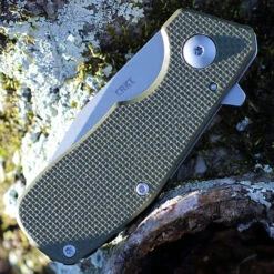 CRKT Razelcliffe - OD Green G-10/SS (2.0" SS Satin) 4021ODS -Blade HQ Knife Shop CR4021ODS.2 41135.1667501297