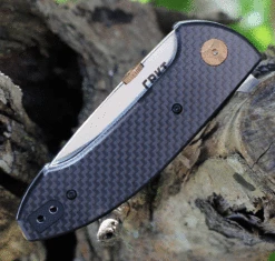 CRKT Avant 4620 Flipper Knife, 3.17" 8Cr14Mov Satin Drop Point Blade, Black Weaved Carbon Fiber Handles 2 CRKT Avant 4620 Flipper Knife, 3.17" 8Cr14Mov Satin Drop Point Blade, Black Weaved Carbon Fiber Handles -Blade HQ Knife Shop CR4620.2 11787.1625858115