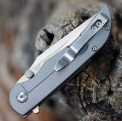 CRKT Oxcart Assisted Flipper - Gray (3.05" AUS-8 Satin SS) 6135 3 CRKT Oxcart Assisted Flipper - Gray (3.05" AUS-8 Satin SS) 6135 -Blade HQ Knife Shop CR6135.2 97335.1655408116