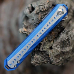 CRKT Stickler Assist Folder - Blue /Gray (3.38" 12C27 Satin) 6710 -Blade HQ Knife Shop CR6710.3 30122.1655394248