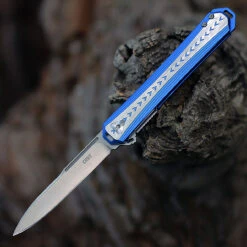 CRKT Stickler Assist Folder - Blue /Gray (3.38" 12C27 Satin) 6710