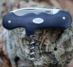 CRKT Triple Play - Blk Pakkawood (2.5" SS Satin) 6925 -Blade HQ Knife Shop CR6925 57244.1651765319