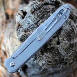 CRKT Facet Spring Assist - Gray Stainless (3.4" D2 Satin) K230XXP -Blade HQ Knife Shop CRK230XXP.3 81460.1647270816