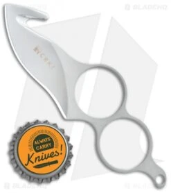 CRKT A.G. Ringer Guthook Fixed Blade Neck Knife (2.375" Satin) 2250 -Blade HQ Knife Shop CRKT A.G. Ringer Guthook Neck Knife Satin 2250 BHQ 75699 jr bottlecap