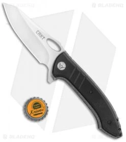 CRKT Avant-Tac Liner Lock Knife Black G-10 (3.625" Satin) 5820 -Blade HQ Knife Shop CRKT Avant Tac LL Black G 10 Satin 5820 BHQ 103939 jr bottlecap