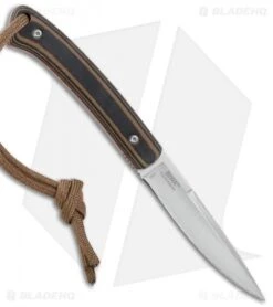 CRKT Folts Biwa Fixed Blade Knife Brown/Black G-10 (3" Satin) -Blade HQ Knife Shop CRKT Biwa Brown Black G 10 Satin BHQ 119323 jr back