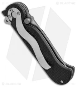 CRKT Bud Nealy Pesh-Kabz Liner Lock Knife Black (3" Satin) 6663 -Blade HQ Knife Shop CRKT Bud Nealy Pesh Kabz LL Black Satin 6663 BHQ 87730 jr side