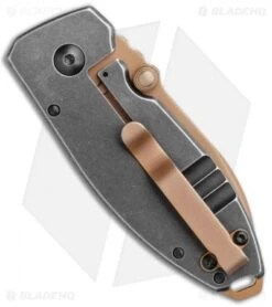 CRKT Burnley Desert Warrior Squid Knife Green Micarta (2.25" Copper D2) -Blade HQ Knife Shop CRKT Burnley Desert Warrior Squid Knife Green Micarta 2.25 Copper D2 BHQ 116188 LS Side