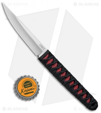 CRKT Burnley Obake Fixed Blade Knife Red (3.64" Satin) 2367RS CRKT Burnley Obake Fixed Blade Knife Red (3.64" Satin) 2367RS -Blade HQ Knife Shop CRKT Burnley Obake Red Satin 2367RSC BHQ 72437 jr bottlecap