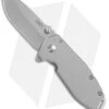 CRKT Burnley Squid Flipper Assisted Opening Knife Silver (2.4" Bead Blast)