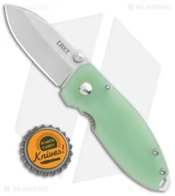 CRKT Burnley Squid Frame Lock Knife Natural G-10 (2.25" SW D2) -Blade HQ Knife Shop CRKT Burnley Squid FL Natural G 10 Satin BHQ 107739 jr bottlecap