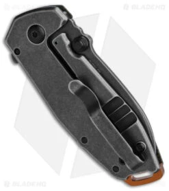 CRKT Burnley Squid Flipper Assisted Opening Knife Green Micarta (2.4" Smokewash) -Blade HQ Knife Shop CRKT Burnley Squid Flipper Assisted Opening Knife Green Micarta 2in Smokewash BHQ 121281 td side