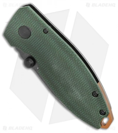 CRKT Burnley Squid Frame Lock Knife Green Micarta (2.25" Smokewash D2) CRKT Burnley Squid Frame Lock Knife Green Micarta (2.25" Smokewash D2) -Blade HQ Knife Shop CRKT Burnley Squid Frame Lock Knife Green Micarta 2.25 Smokewash D2 BHQ 111825 LS Spine