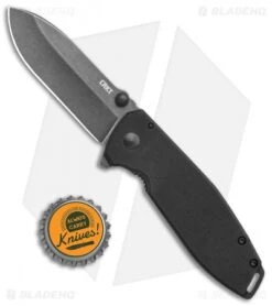 CRKT Burnley Squid XM Frame Lock Knife Black G-10 (3" Black SW) -Blade HQ Knife Shop CRKT Burnley Squid XM Black G 10 FL Black SW BHQ 138960 jr bottlecap