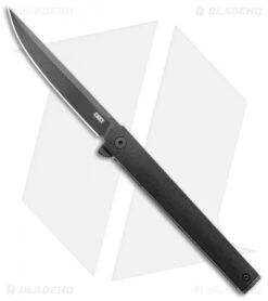 CRKT CEO Flipper Liner Lock Knife Black GRN (3.25" Black)