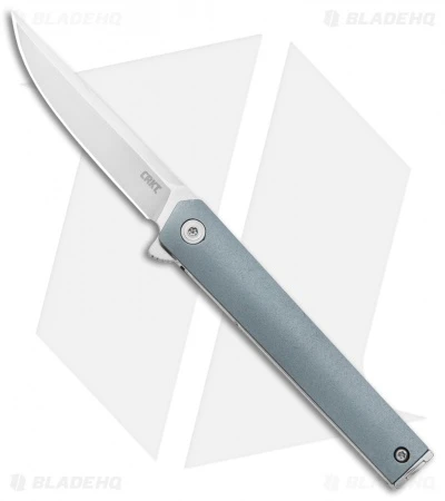 CRKT CEO Compact Liner Lock Knife Gray GRN (2.61" Satin) CRKT CEO Compact Liner Lock Knife Gray GRN (2.61" Satin) -Blade HQ Knife Shop CRKT CEO Compact Glass Reinforced Nylon LL Satin BHQ 138961 jr