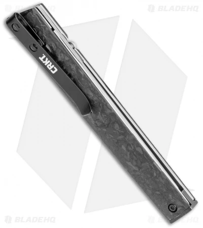 CRKT CEO Liner Lock Knife Marble Carbon Fiber (3.1" Satin S35VN) CRKT CEO Liner Lock Knife Marble Carbon Fiber (3.1" Satin S35VN) -Blade HQ Knife Shop CRKT CEO LL Marble CF Satin BHQ 113867 jr side