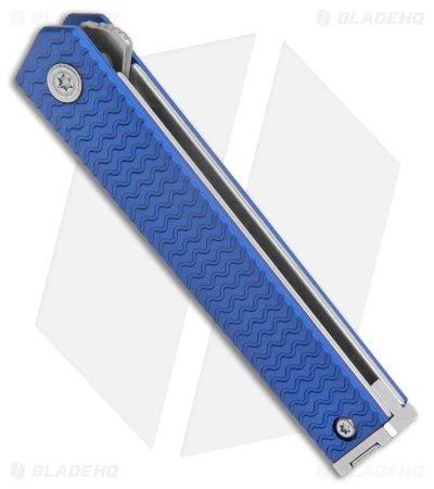 CRKT CEO Microflipper Liner Lock Knife Blue Aluminum (2.21" Satin) CRKT CEO Microflipper Liner Lock Knife Blue Aluminum (2.21" Satin) -Blade HQ Knife Shop CRKT CEO Microflipper LL Blue Aluminum Satin BHQ 178655 jr spine