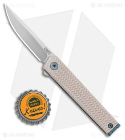 CRKT CEO Microflipper Liner Lock Knife Aluminum (2.36" Satin) -Blade HQ Knife Shop CRKT CEO Microflipper LL Grayish Aluminum Satin BHQ 178654 jr bottlecap