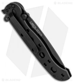 CRKT Carson M16-00K Tanto Liner Lock Knife Black Zytel (3" Black) -Blade HQ Knife Shop CRKT Carson M16 00K Compact Tanto LL Black Zytel Black BHQ 87732 jr side