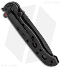 CRKT Carson M16-01K EDC Spear Point Liner Lock Knife (3" Black) -Blade HQ Knife Shop CRKT Carson M16 01K EDC SP LL Black BHQ 87733 jr side