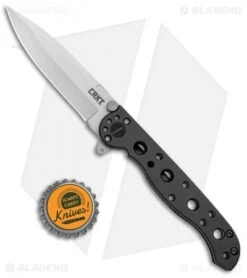CRKT Carson M16-01S EDC Spear Point Flipper Knife (3.125" Bead Blast) -Blade HQ Knife Shop CRKT Carson M16 01S EDC SP Flipper BB M16 01S BHQ 11417 jr bottlecap