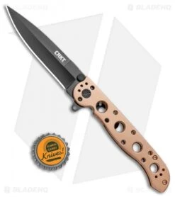 CRKT Carson M16-03BK Frame Lock Flipper Knife Stainless Steel (3.6" Black) -Blade HQ Knife Shop CRKT Carson M16 03BK FL SS Black BHQ 119387 jr bottlecap