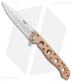 CRKT Carson M16-03BS Frame Lock Knife Bronze Stainless Steel (3.6" Satin)