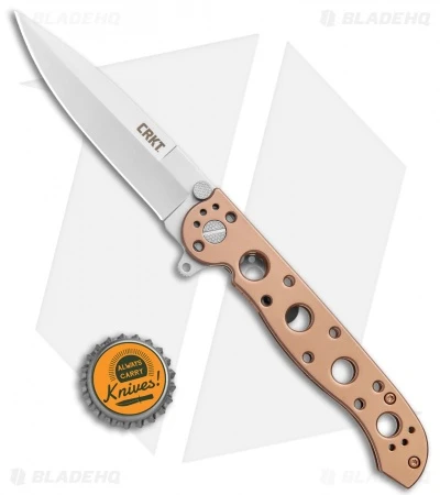 CRKT Carson M16-03BS Frame Lock Knife Bronze Stainless Steel (3.6" Satin) CRKT Carson M16-03BS Frame Lock Knife Bronze Stainless Steel (3.6" Satin) -Blade HQ Knife Shop CRKT Carson M16 03BS FL SS Satin BHQ 119388 jr bottlecap