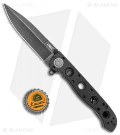 CRKT Carson M16-03DB Spear Point Dead Lock Flipper Knife (3.5" Black SW) -Blade HQ Knife Shop CRKT Carson M16 03DB SP Dead Lock Black Flipper Black SW BHQ 138924 jr bottlecap