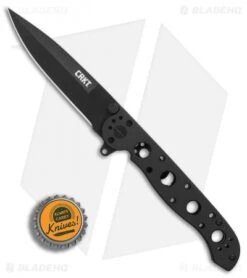 CRKT Carson M16-03KS Frame Lock Flipper Knife (3.55" Black) -Blade HQ Knife Shop CRKT Carson M16 03KS black BHQ 76689 er bottlecap