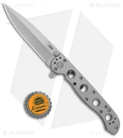 CRKT M16-03SS Stainless Steel Frame Lock Knife Spear Point (3.5" Bead Blast) -Blade HQ Knife Shop CRKT Carson M16 03SS SS BB FL SP BB BHQ 138966 jr bottlecap