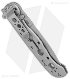 CRKT M16-03SS Stainless Steel Frame Lock Knife Spear Point (3.5" Bead Blast) -Blade HQ Knife Shop CRKT Carson M16 03SS SS BB FL SP BB BHQ 138966 jr side