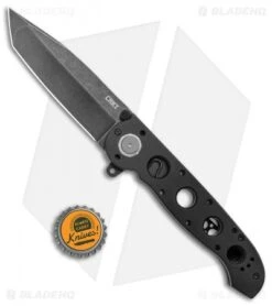 CRKT Carson M16-04DB Tanto Dead Bolt Lock Flipper Knife (3.89" Black SW) -Blade HQ Knife Shop CRKT Carson M16 04DB Tanto Dead Lock Black Flipper Black SW BHQ 138943 jr bottlecap