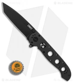 CRKT Carson M16-04KS Tanto Frame Lock Flipper Knife (3.87" Black) -Blade HQ Knife Shop CRKT Carson M16 04KS Tanto black BHQ 76690 er bottlecap