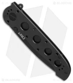 CRKT Carson M16-04KS Tanto Frame Lock Flipper Knife (3.87" Black) -Blade HQ Knife Shop CRKT Carson M16 04KS Tanto black BHQ 76690 er spine