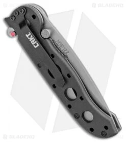 CRKT Carson M16-12Z Folding Tanto Flipper Knife Zytel (3" Bead Blast Serr) -Blade HQ Knife Shop CRKT Carson M16 12Z Folding Tanto Zytel BB Serr BHQ 8902 jr side